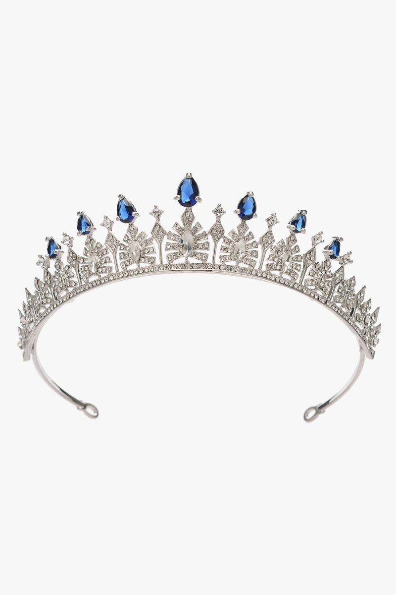 Blue Rhinestone Tiara Wedding - BOLODOO