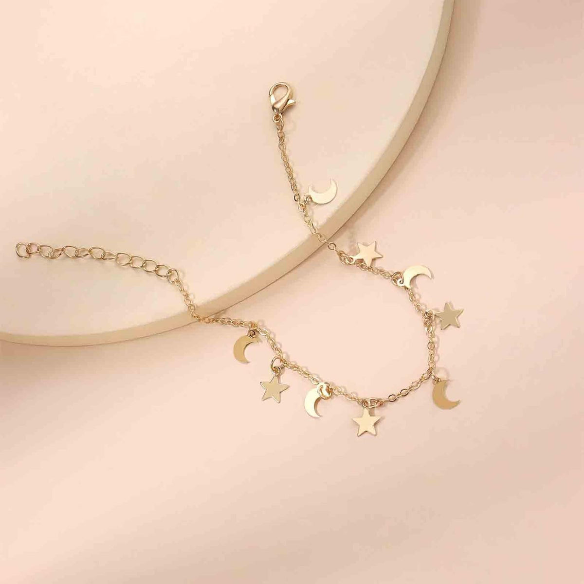 Boho Star Moon Gold Crescent Bracelets