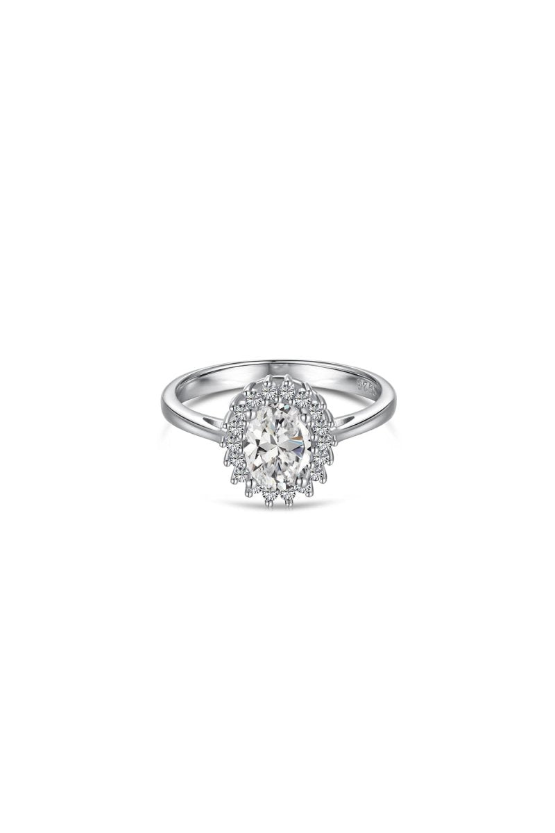 Citrine Oval Sparkle Cocktail Ring - BOLODOO