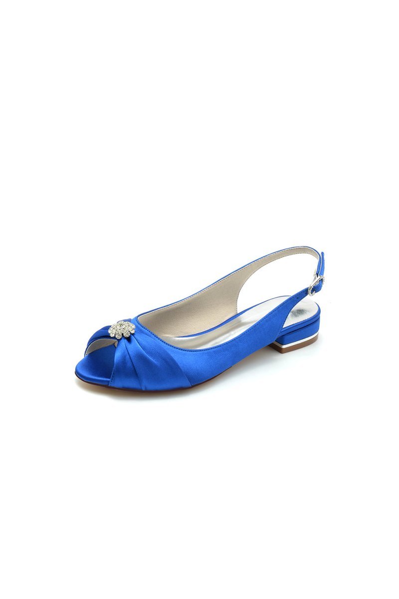 Open Toe Flats with Bow Cocktail - BOLODOO