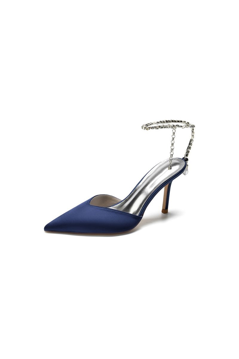 Cocktail Pointed Toe Crystal Strap High Heels �C Shoes by BOLODOO | Available at BOLODOO
