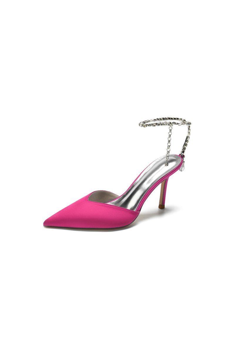 Cocktail Pointed Toe Crystal Strap High Heels �C Shoes by BOLODOO | Available at BOLODOO