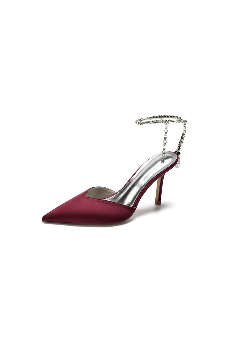 Cocktail Pointed Toe Crystal Strap High Heels �C Shoes by BOLODOO | Available at BOLODOO
