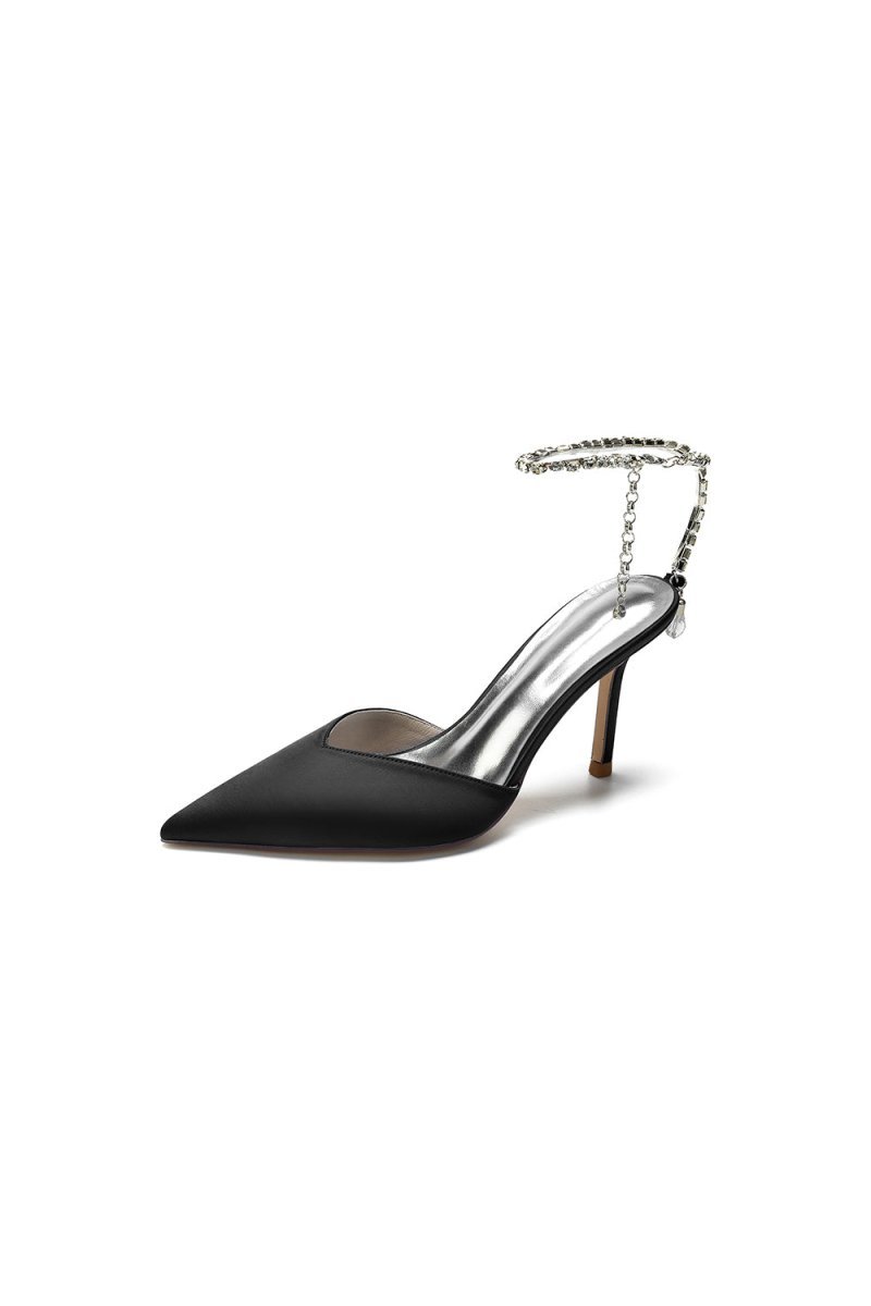 Cocktail Pointed Toe Crystal Strap High Heels �C Shoes by BOLODOO | Available at BOLODOO