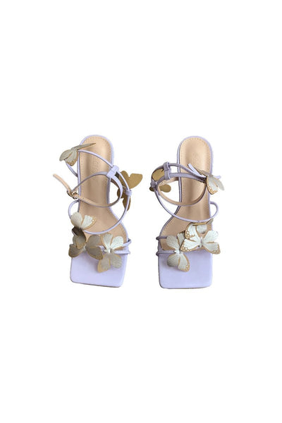 Cross Strap Butterfly Stiletto High Heel - BOLODOO