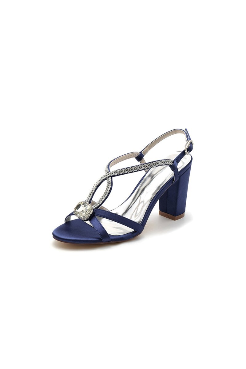 Cross Strap Open Toe High Heels Party shoes - BOLODOO