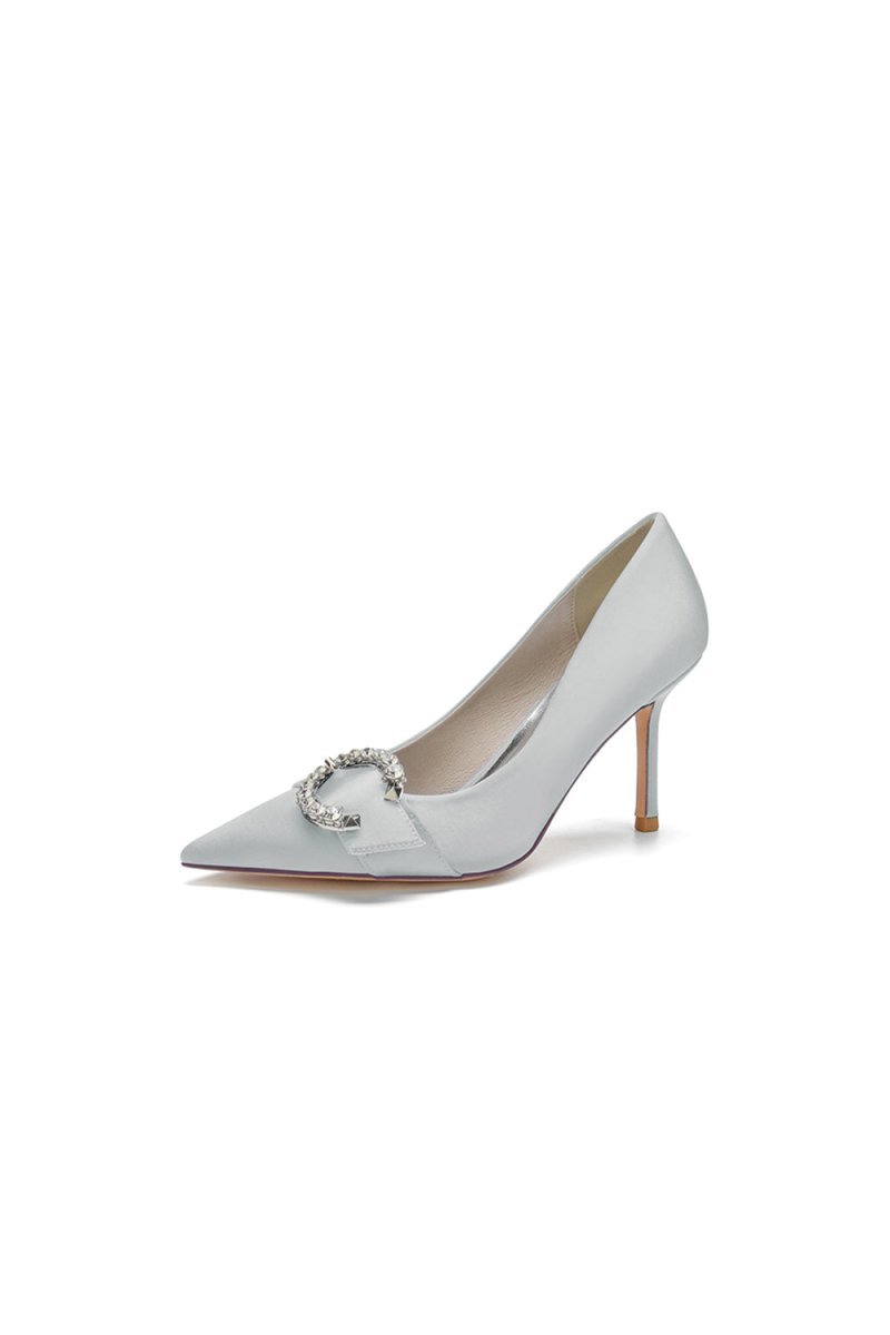 Crystal Cocktail Pointed Toe High Heels - BOLODOO