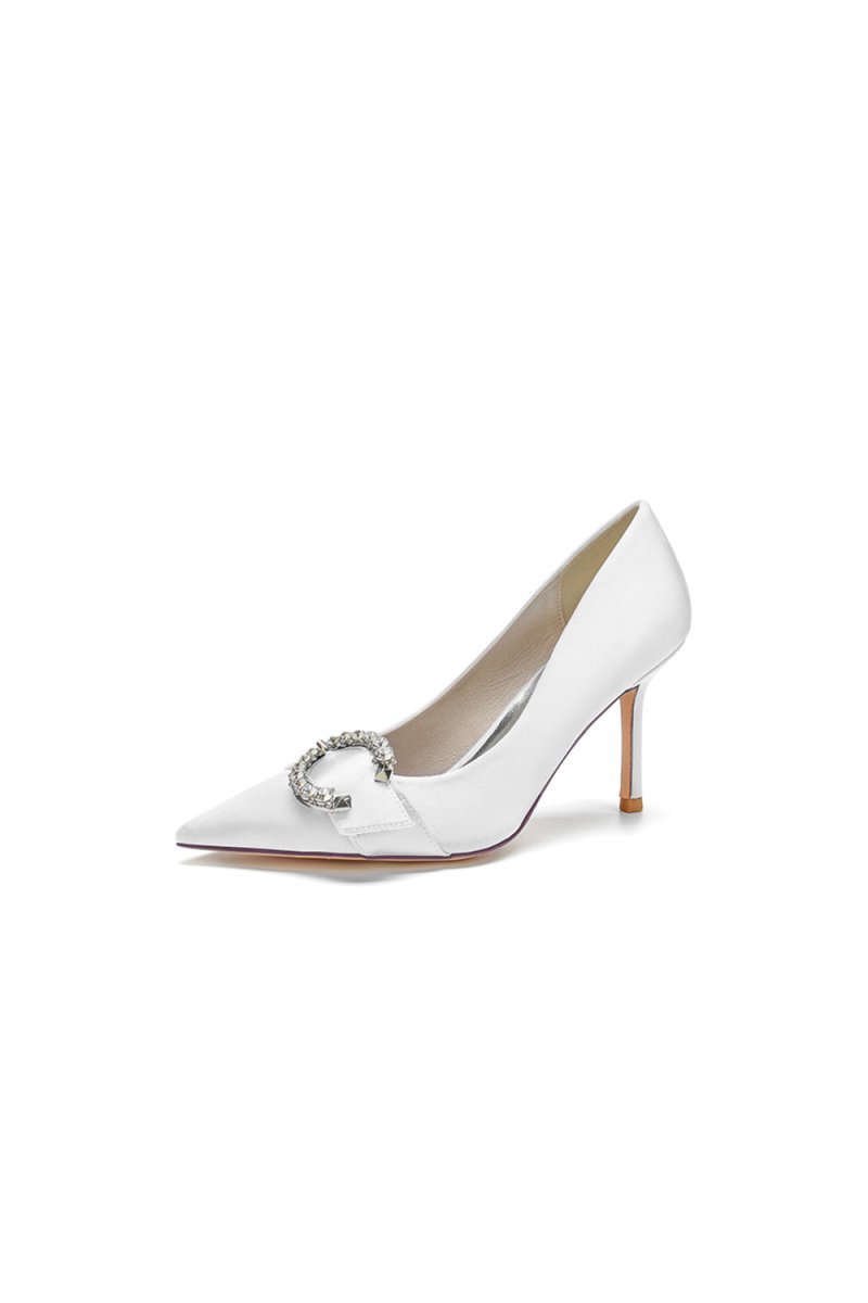 Crystal Cocktail Pointed Toe High Heels - BOLODOO