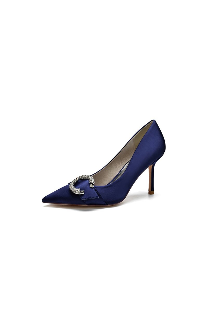 Crystal Cocktail Pointed Toe High Heels - BOLODOO