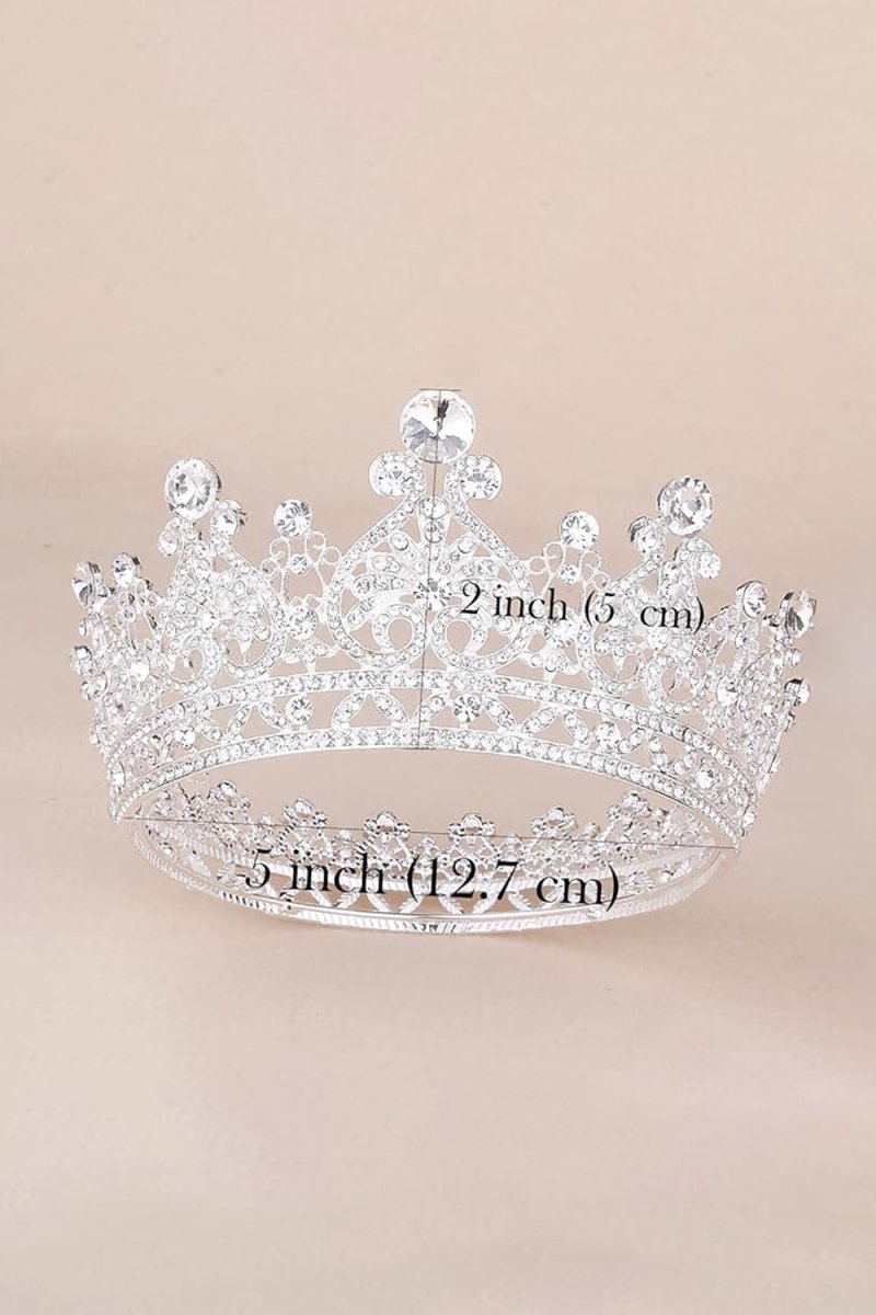 Crystal Full Round Wedding Crown