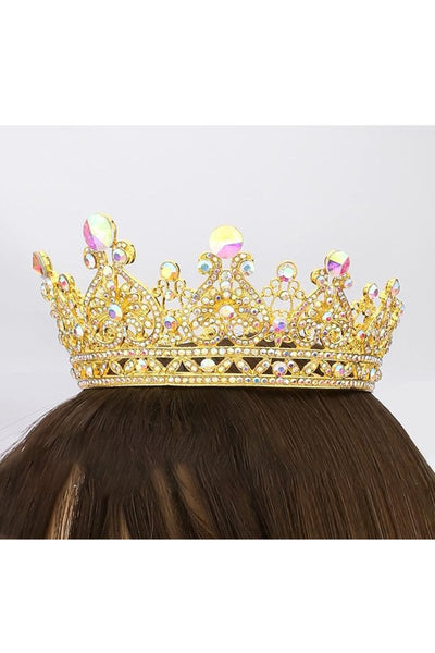 Crystal Full Round Wedding Crown