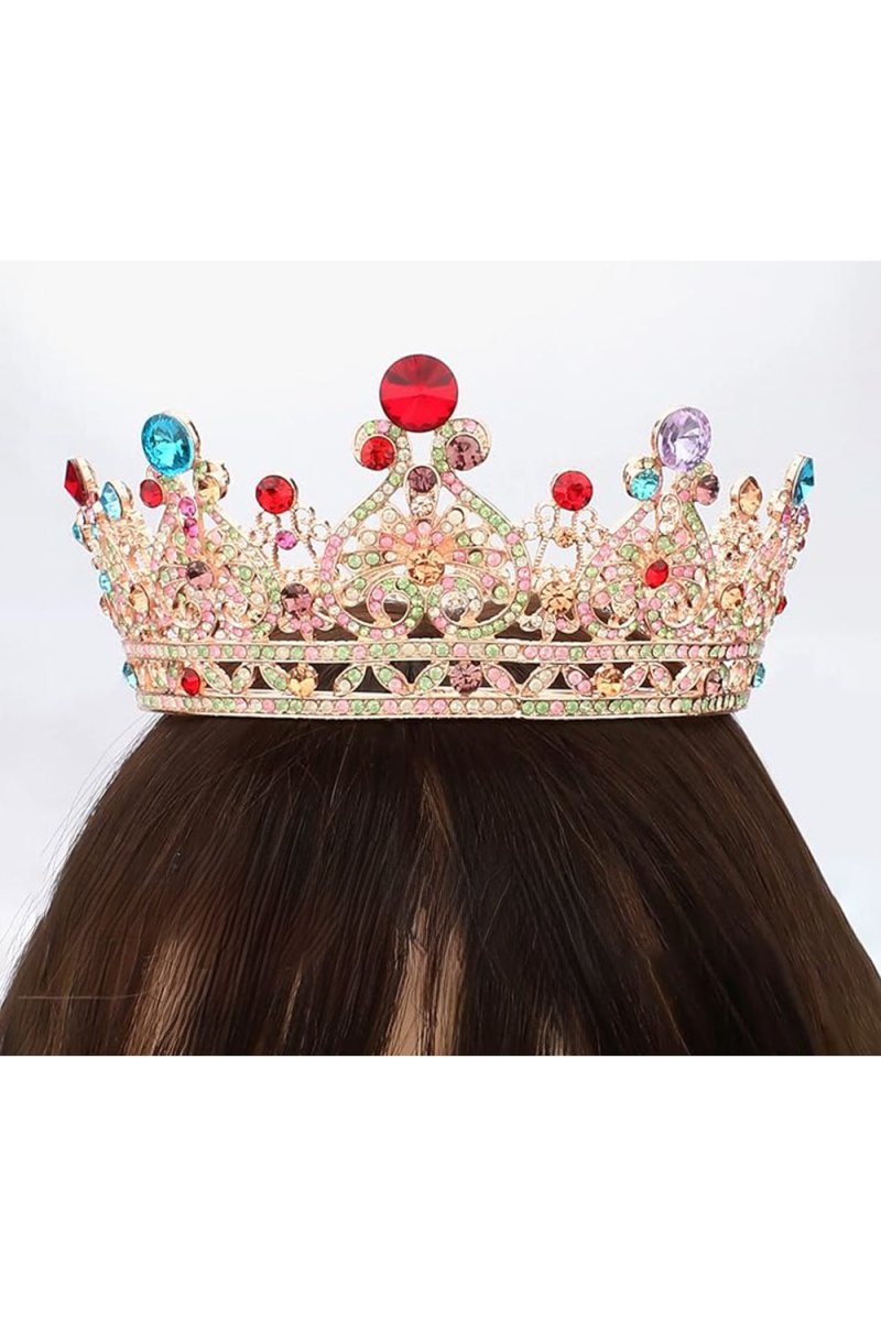 Crystal Full Round Wedding Crown