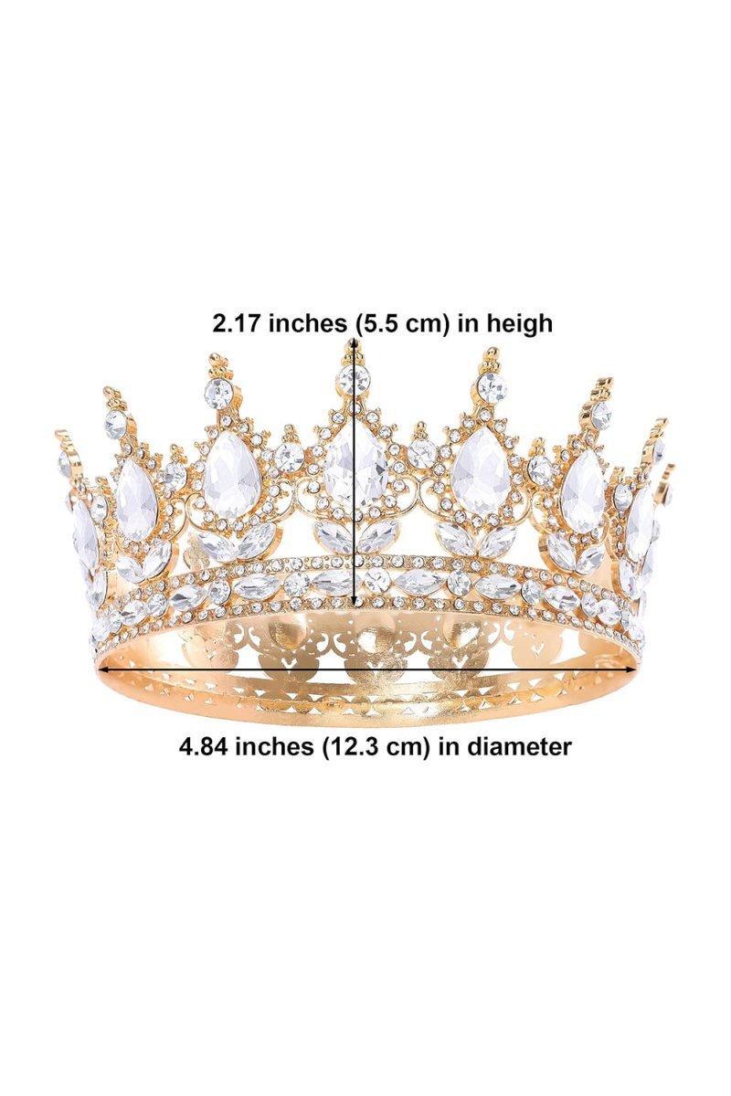 Feltent Gold Queen Crown