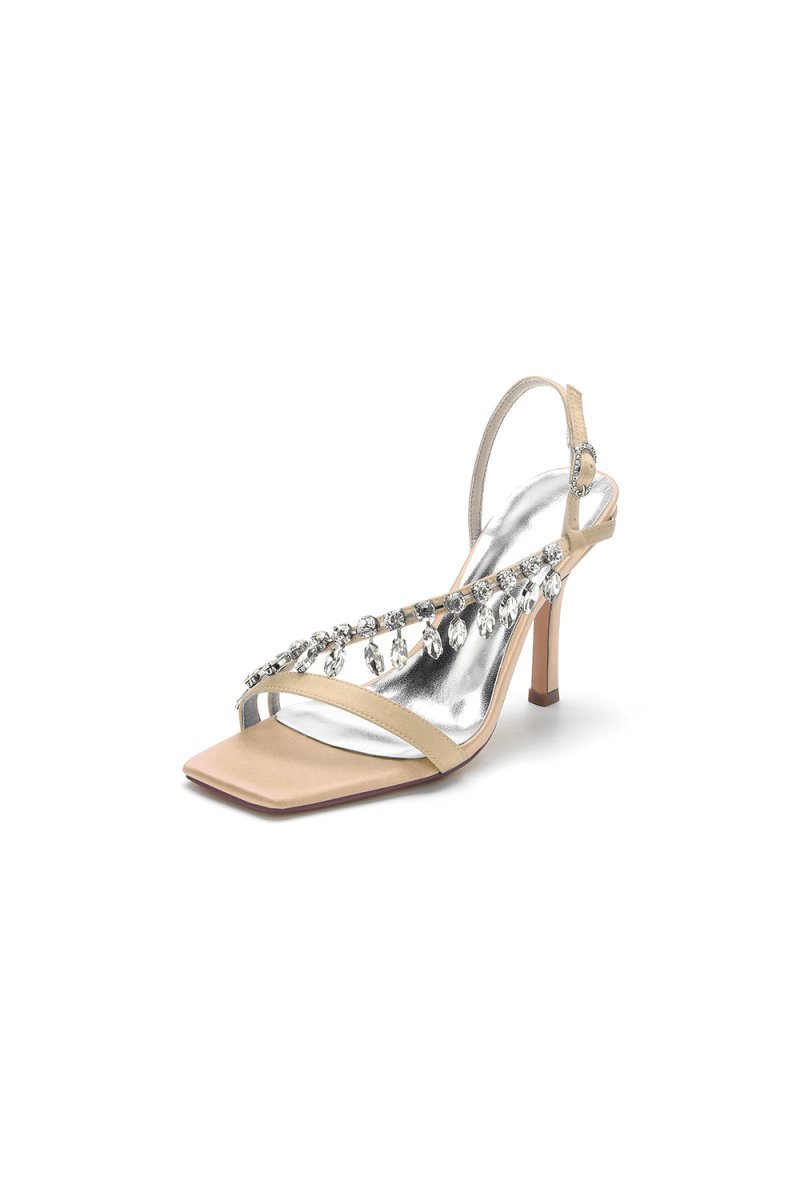 Fuchsia Wedding Shoes with Rhinestone - BOLODOO