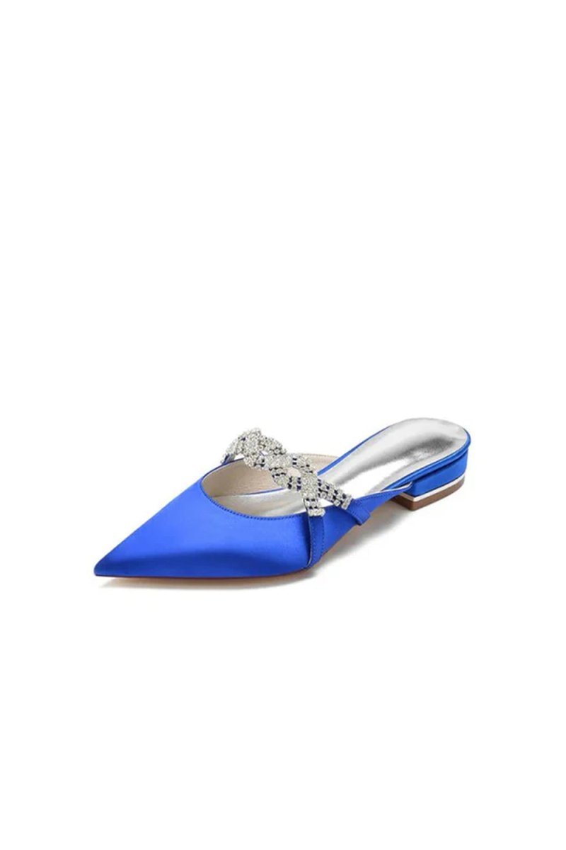 Glitter Crystal Embellished Kitten Sandals - BOLODOO