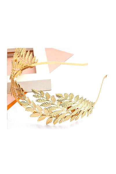 Gold Leaf Branch Crown