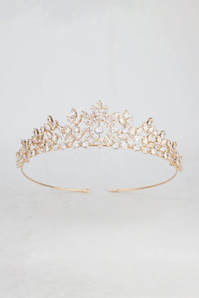 Gold Zirconia Queen Crown - BOLODOO