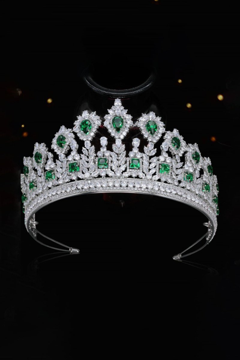 Green Zircon Princess Crown