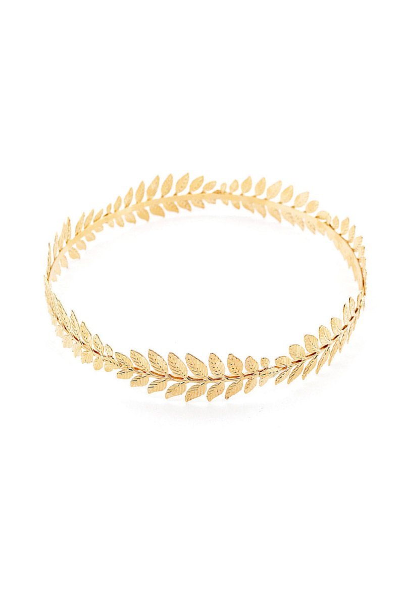 Laurel Wreath Gold Leaf Crown - BOLODOO