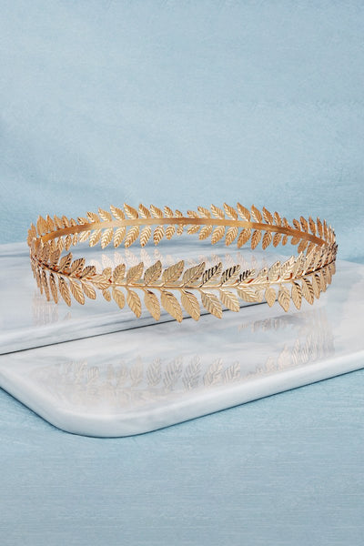 Laurel Wreath Gold Leaf Crown