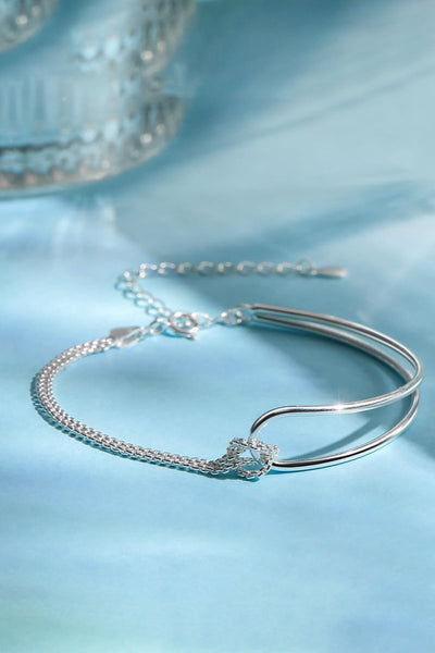 Love Knot Double Layered Gold Bracelets - BOLODOO