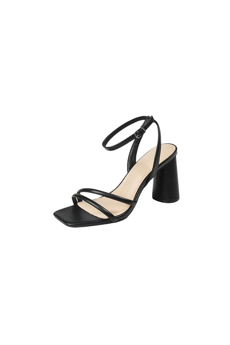Metallic Strappy Block-Heel Sandals �C Shoes by BOLODOO | Available at BOLODOO