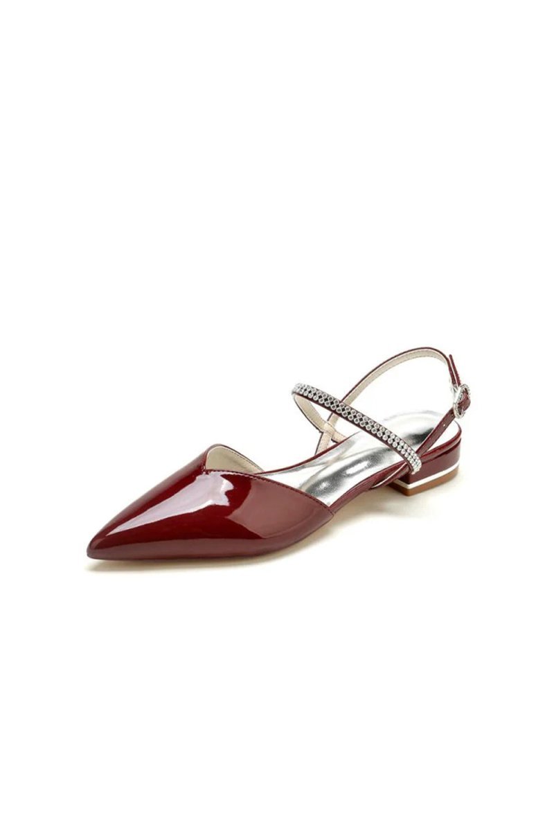 Nude Pink High Heels with Silver Trim - BOLODOO
