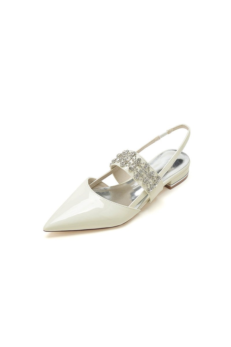 Nude Pink Women's Shoes with Silver Accents - BOLODOO