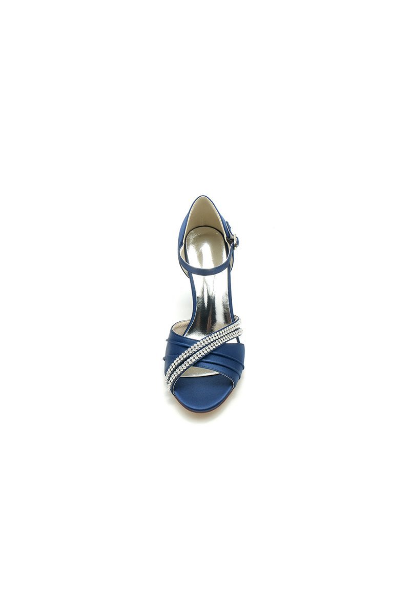 Open Toe Party Shoes with Rhinestone
