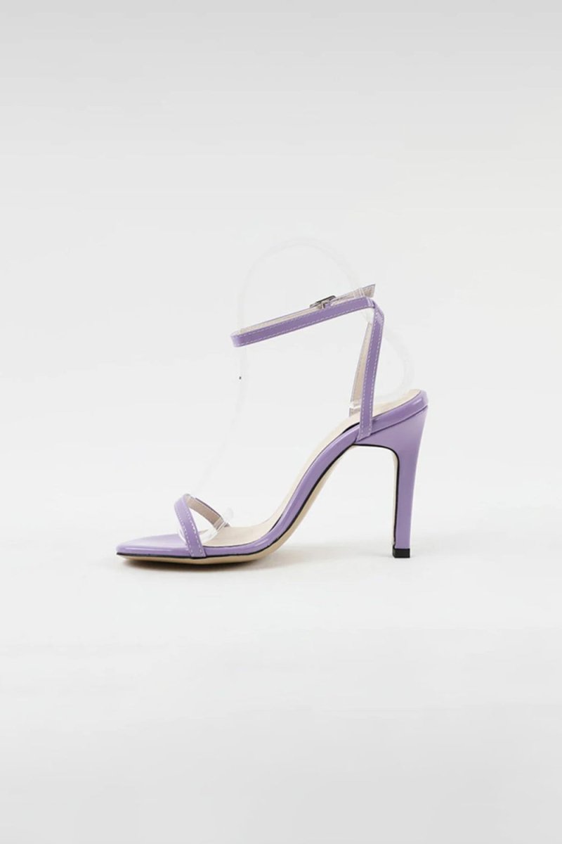 Outdoor Peep Toe Stiletto Heel Shoes With Buckle Ankle Strap