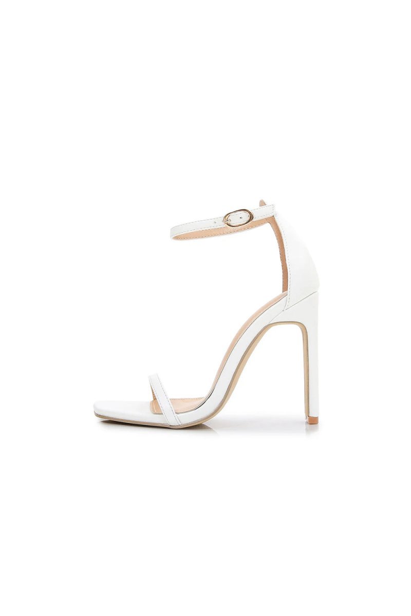 Outdoor Peep Toe Stiletto Heel Shoes With Buckle - BOLODOO