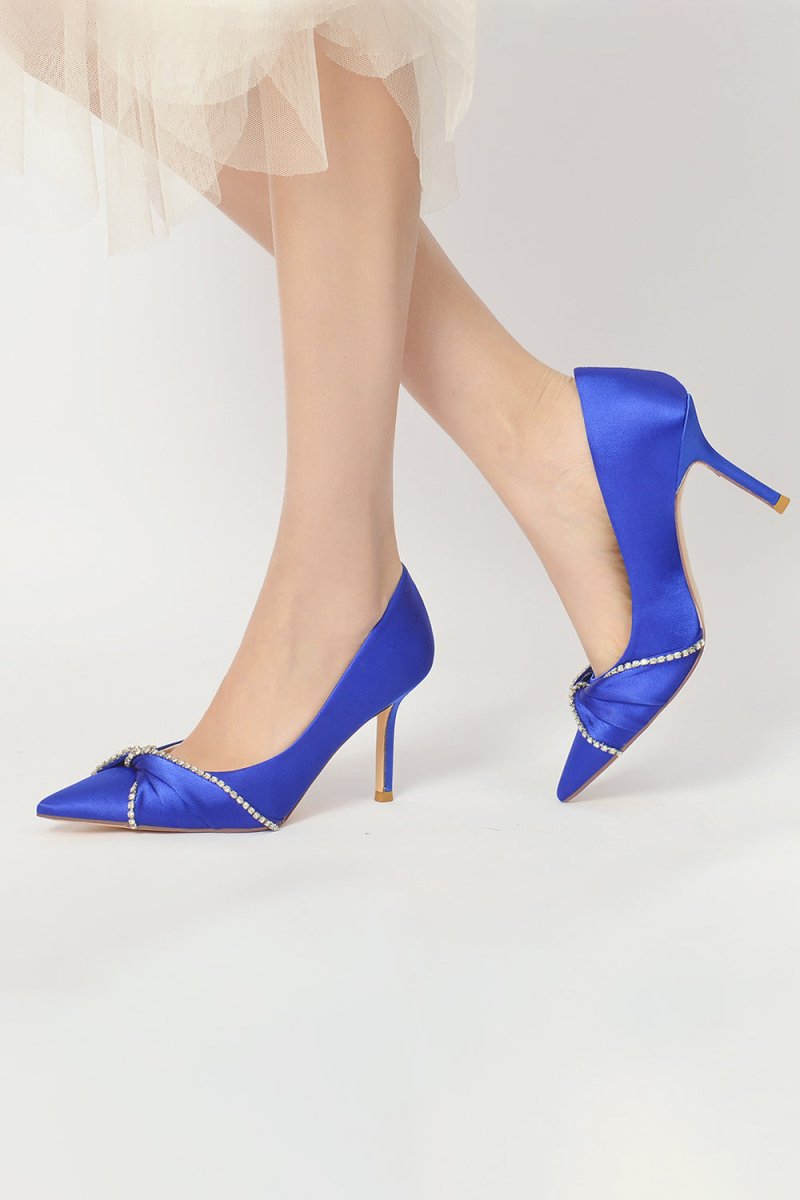 Party Pointed Toe Crystal High Heels