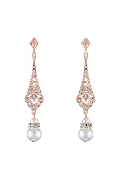 Pearl Dangle Drop Earrings - BOLODOO