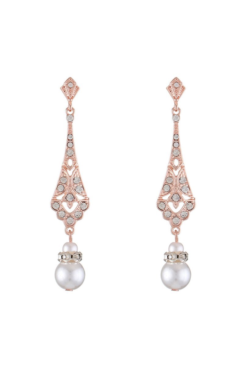Pearl Dangle Drop Earrings - BOLODOO