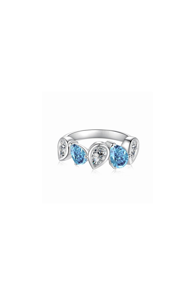 Petite Pear Half Band Ring - BOLODOO