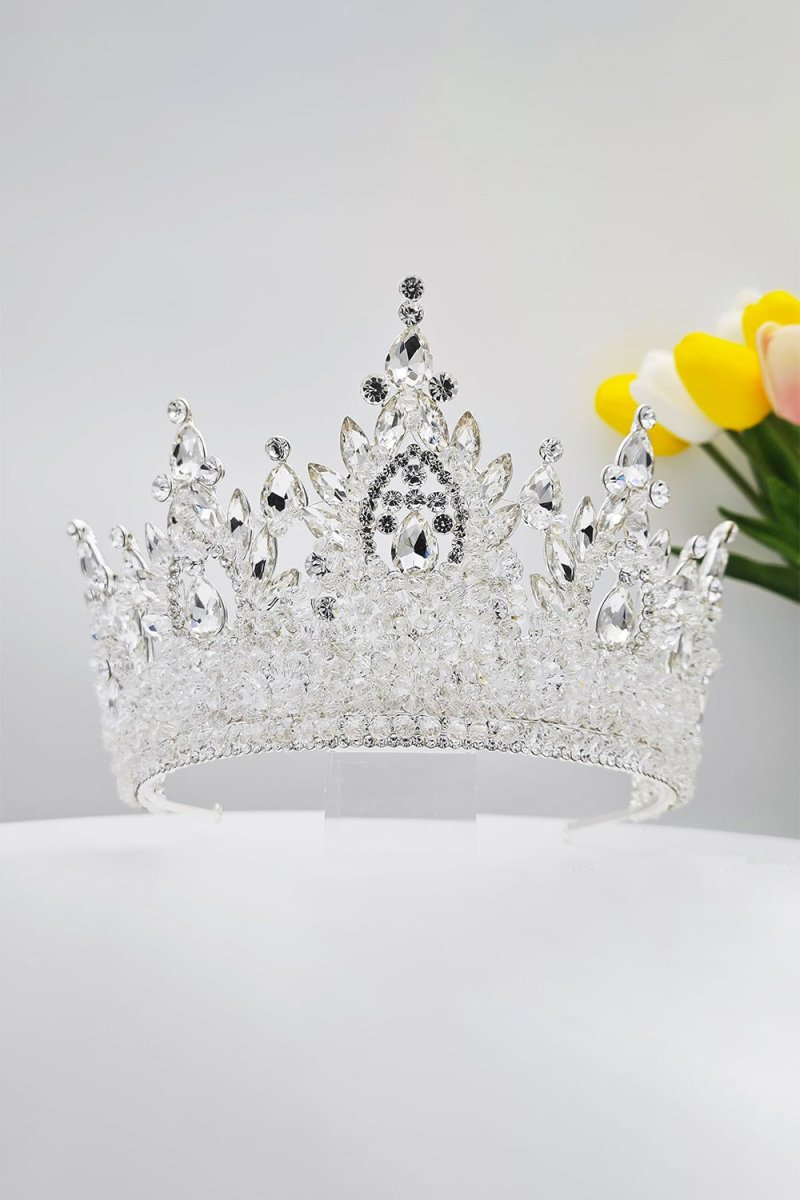 Pink Rhinestone Queen Tiara - BOLODOO