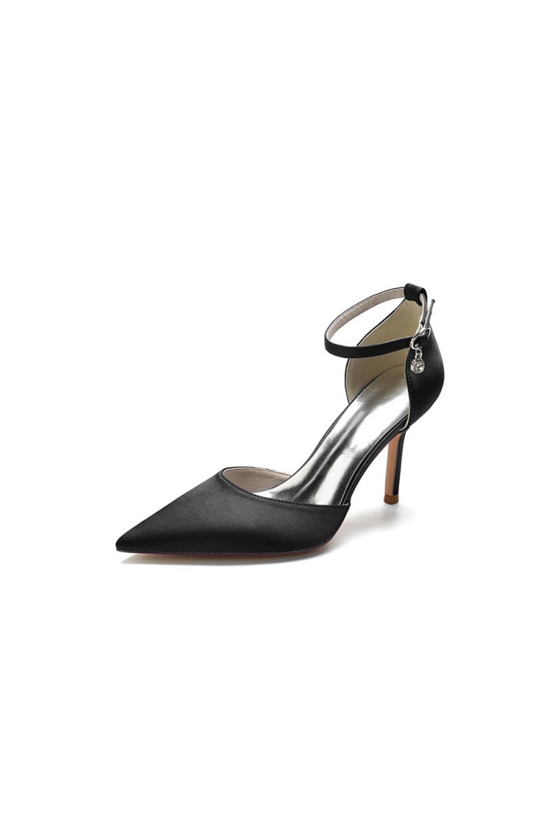 Pointed Toe Ankle Strap High Heels Shoes - BOLODOO