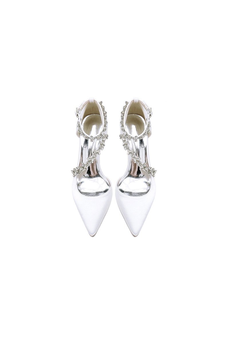 Pointed Toe Slingback Strap High Heel