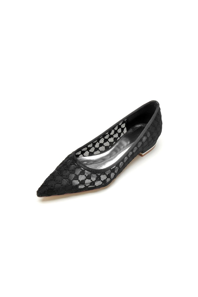 Pointed Toe Wedding Flats - BOLODOO