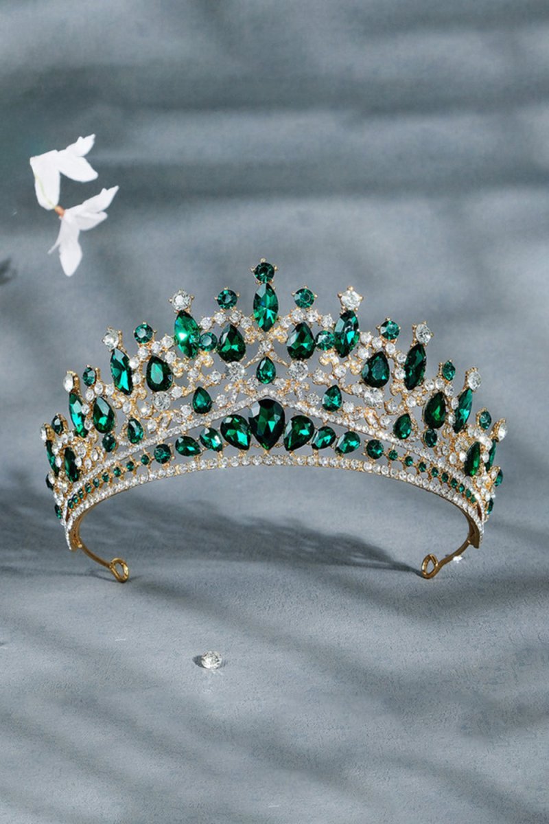 Purple Princess Rhinestone Crowns for Women - BOLODOO
