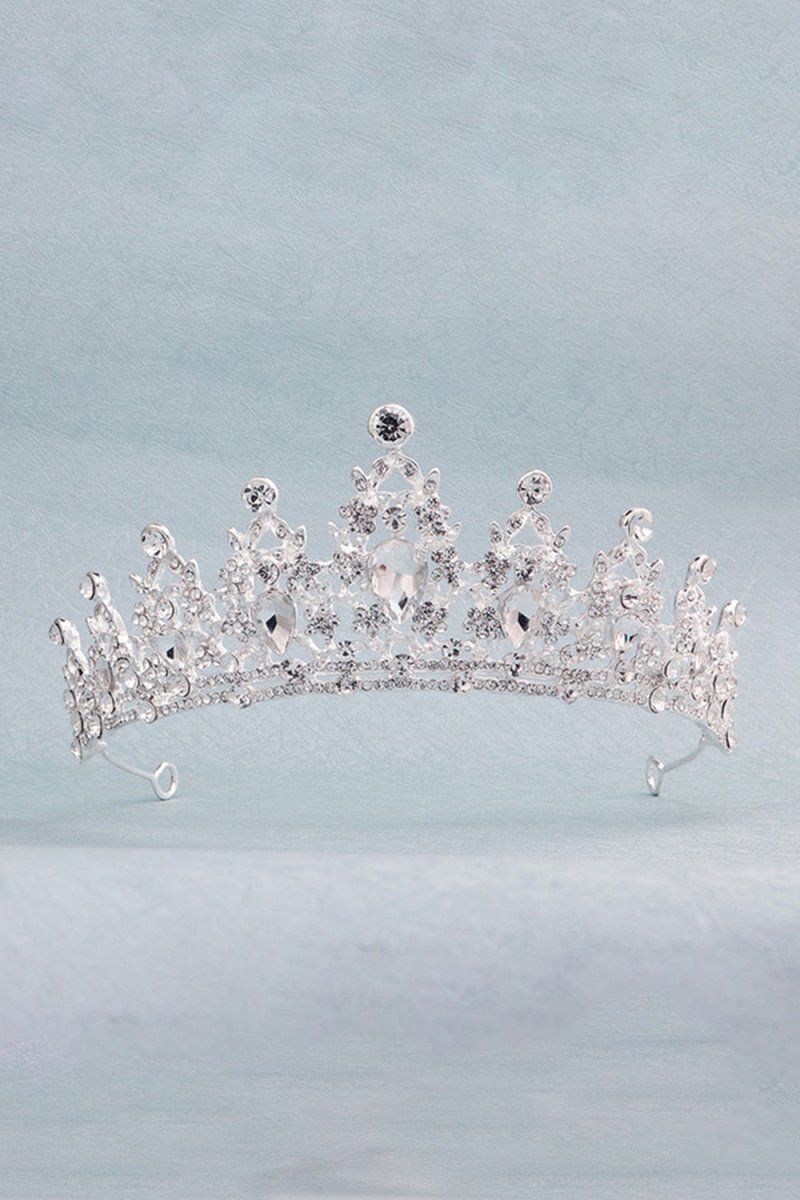 Women��s Gold Princess Rhinestone Crowns - BOLODOO
