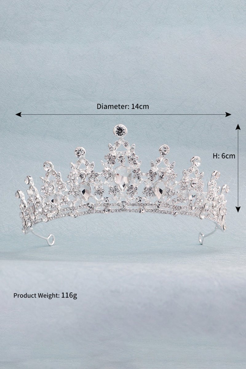 Women��s Gold Princess Rhinestone Crowns