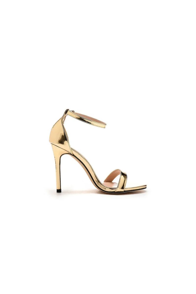 Sexy Simple Thin Strap Open Toe Ankle-strap Ultra High Heels