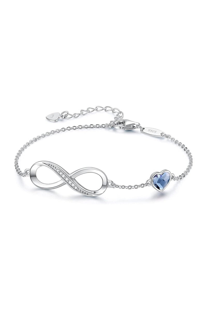 Red Chain Bracelets with Birthstone - BOLODOO