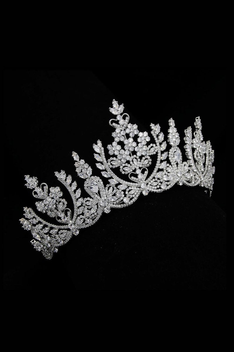 Silver Crystal Princess Crown