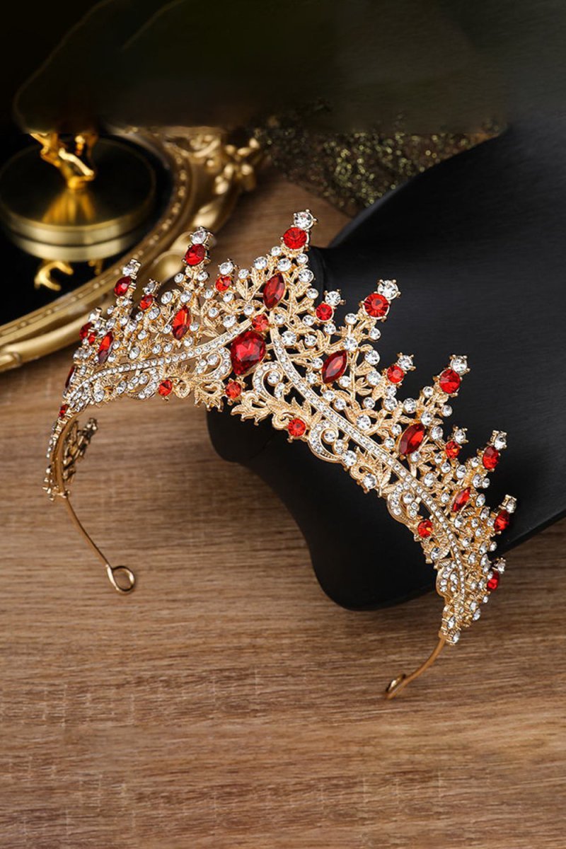 Silver Crystal Rhinestone Crown - BOLODOO