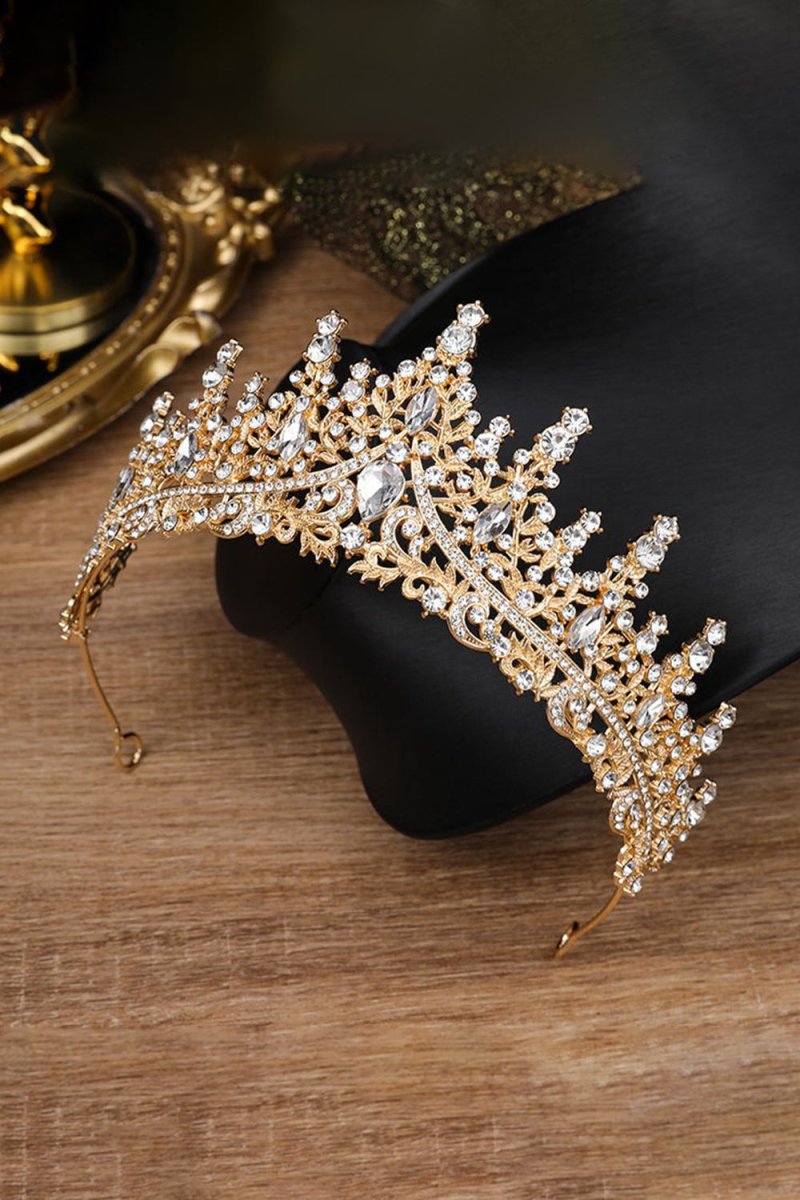 Silver Crystal Rhinestone Crown - BOLODOO