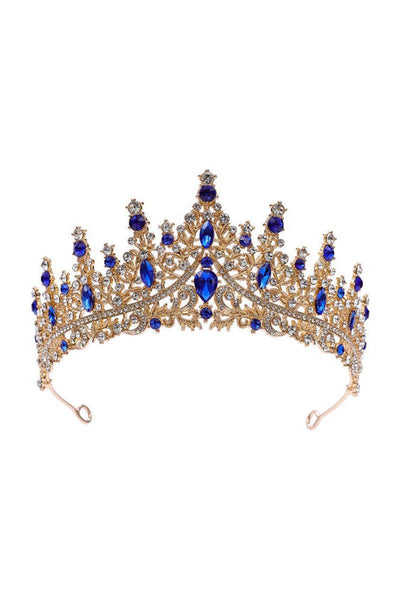Silver Crystal Rhinestone Crown - BOLODOO
