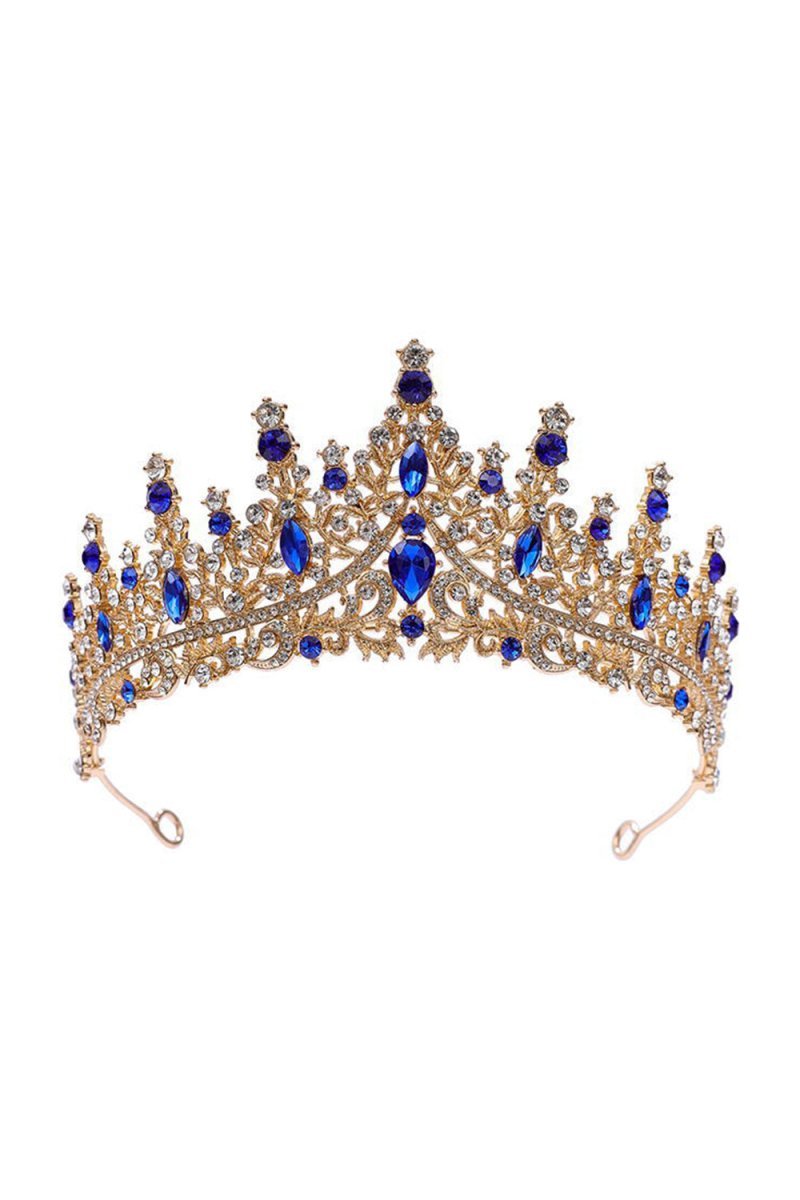 Silver Crystal Rhinestone Crown - BOLODOO