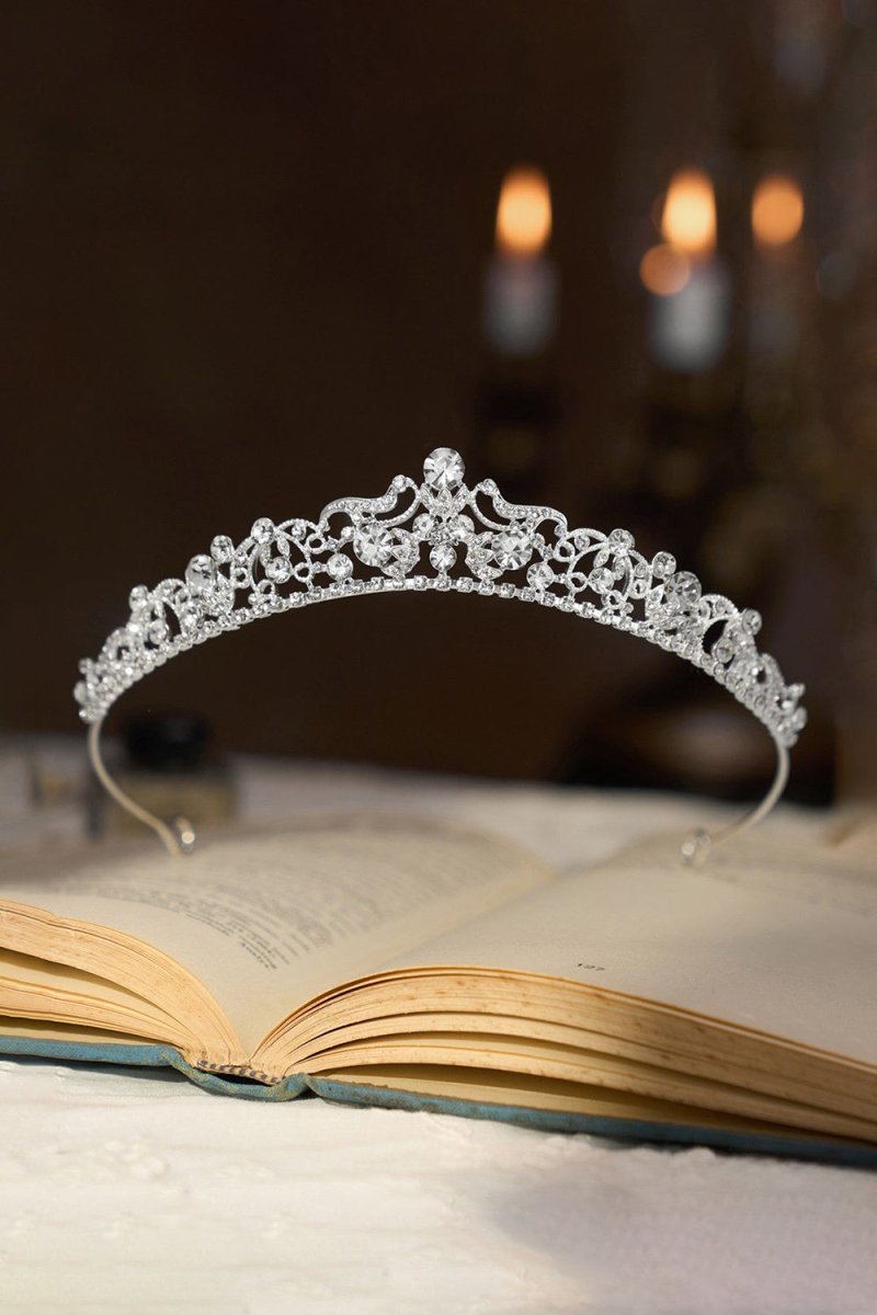 Silver Crystal Wedding Tiara for Women �C Accessory by BOLODOO | Available at BOLODOO
